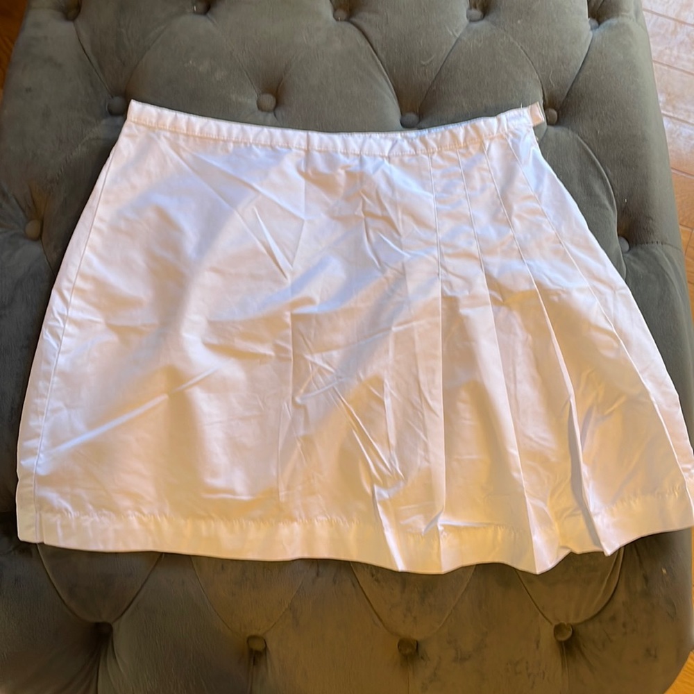 Rebook side zip polyester tennis skirt